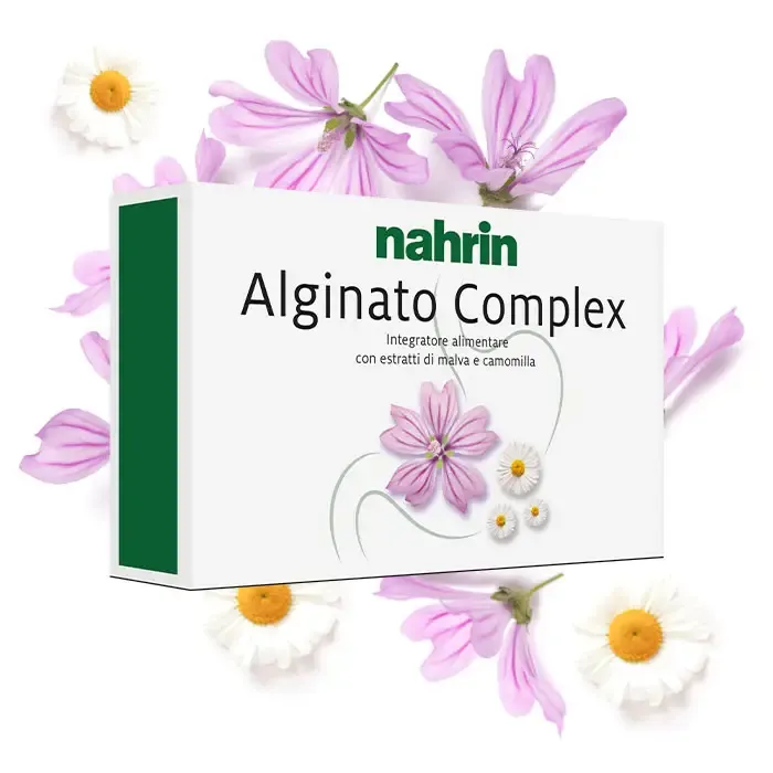 Alginato Complex Nahrin, integratore alimentare pensato per il benessere dello stomaco