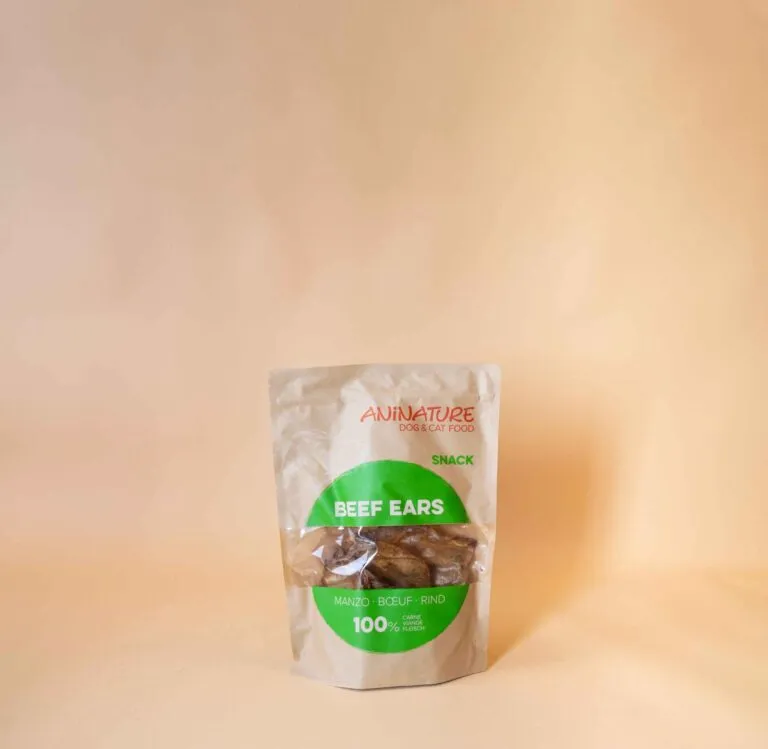 Beef Ears ANiNATURE, alimentazione per cani, snacks cani
