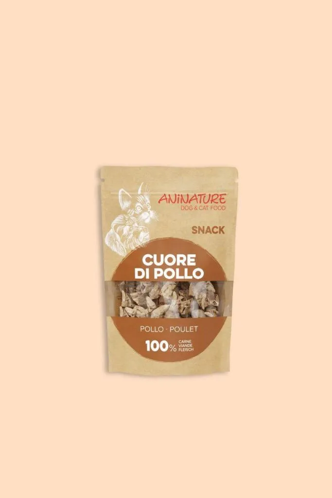 Cuore di Pollo ANiNATURE, alimentazione per cani, alimentazione per gatti