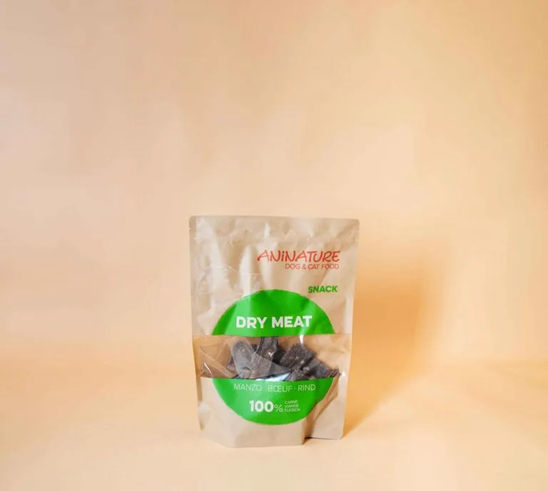 Dry Meat ANiNATURE, alimentazione per cani, snacks cani