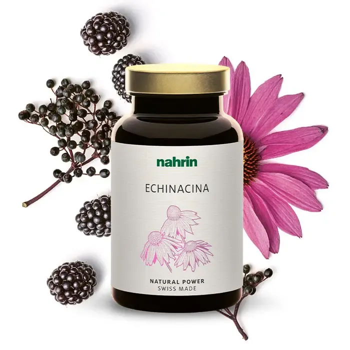 Echinacina Tavolette Nahrin con echinacea, miele, vitamina C, vitamina D e zinco