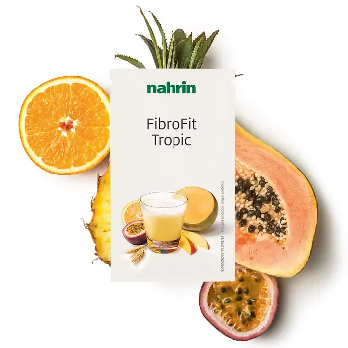Fibrofit Tropic 1 Busta Nahrin, integratore alimentare a base di fibre, progettato per migliorare la salute intestinale