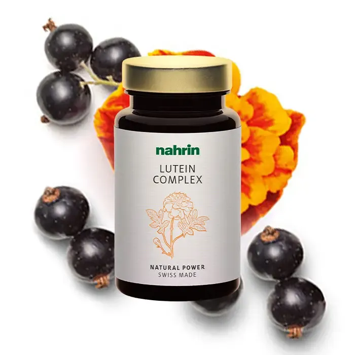 Lutein Complex Nahrin, integratore alimentare formulato per proteggere la salute della macula