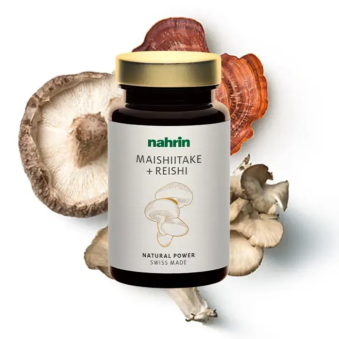Maishiitake + Reishi Caps Nahrin, difese naturali, minerali