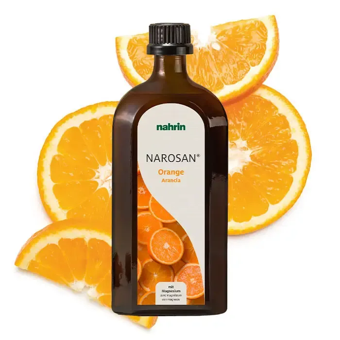 Narosan Orange Nahrin, integratore alimentare multivitaminico a base di succhi di frutta