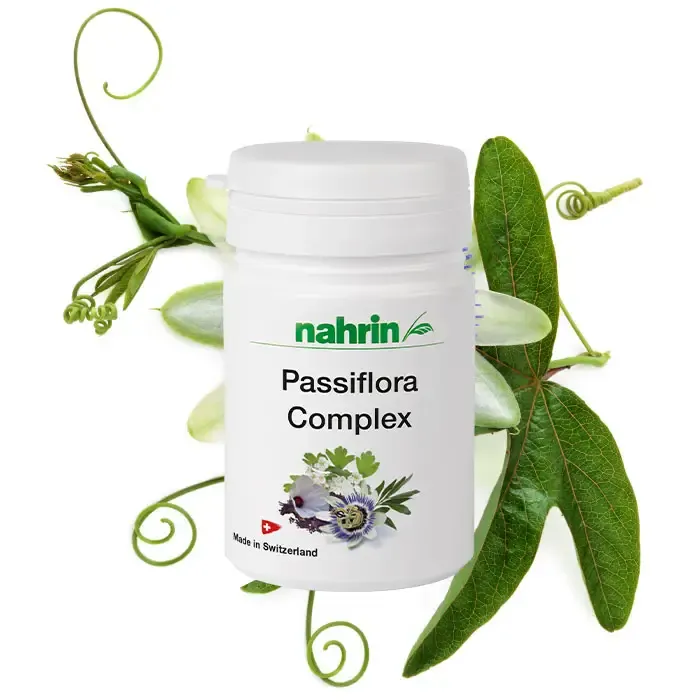 Passiflora Complex Nahrin, integratore alimentare progettato per promuovere il riposo