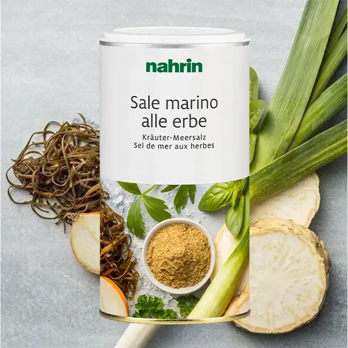 Sale Marino erbe fini Nahrin, condimento in polvere versatile