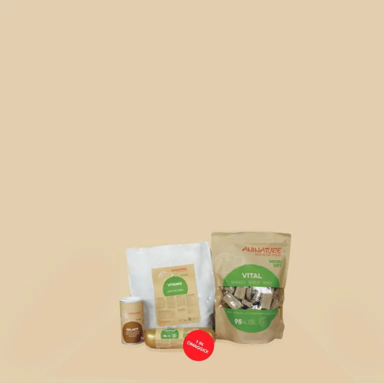 Set BARF Cane ANiNATURE, alimentazione per cani, complementi e integratori alimentari cani