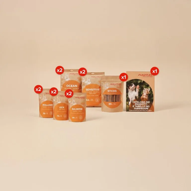 Set Prova Gatto ANiNATURE, alimentazione per gatti, crocchette gatti