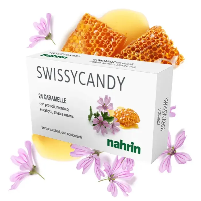 Swissy Candy Menta & Propoli Swisscare, benessere naso e gola, vacanza