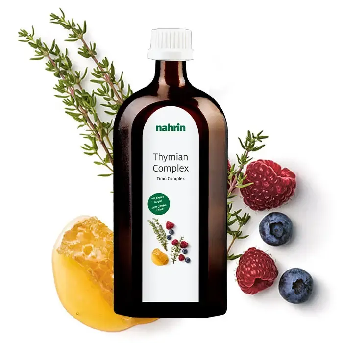 Timo Complex Nahrin, integratore alimentare progettato per offrire un supporto salutare