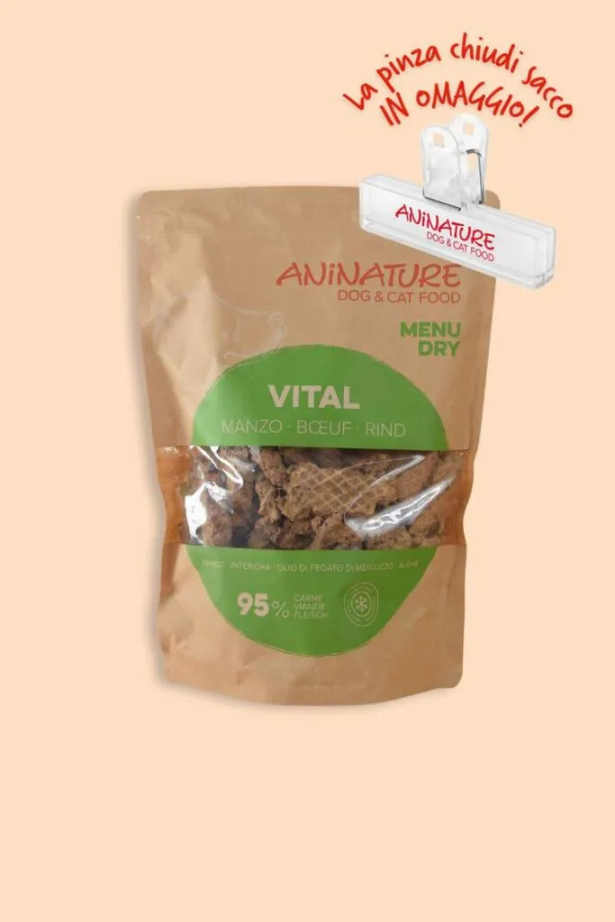 Vital Manzo ANiNATURE, alimentazione per cani, crocchette cani